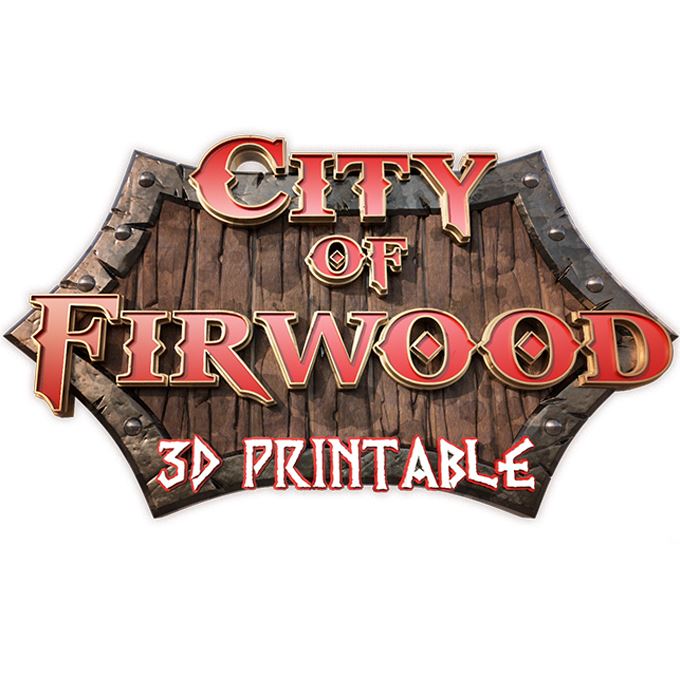 City of Firwood Printable Scale Model STLMiniatures