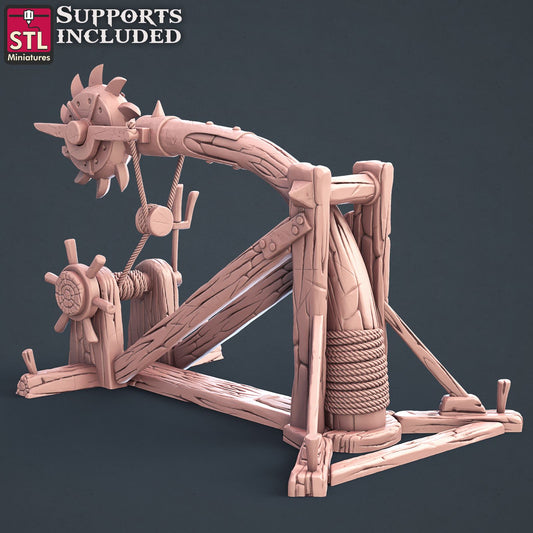Cleric Catapult Disc Printable 3D Model STLMiniatures