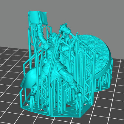 Cleric Female Printable 3D Model STLMiniatures