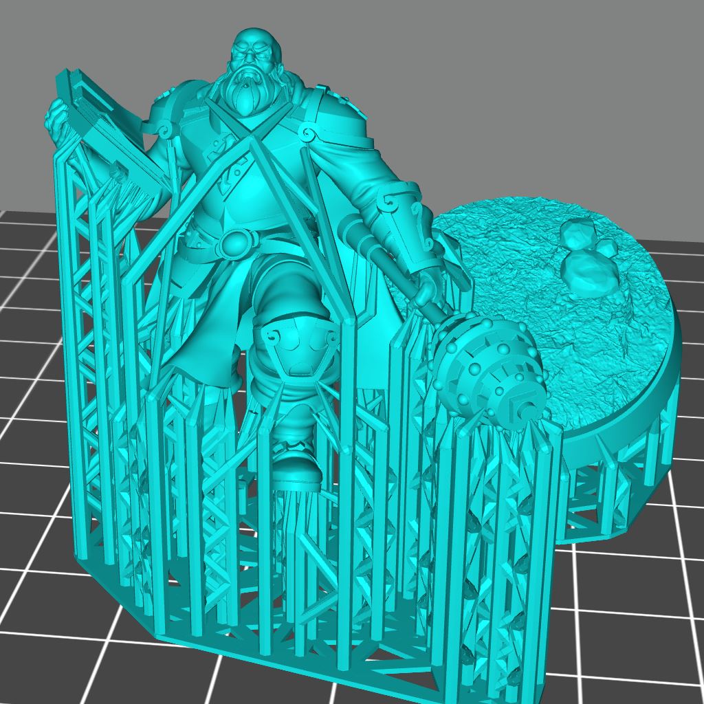 Cleric Male Printable 3D Model STLMiniatures
