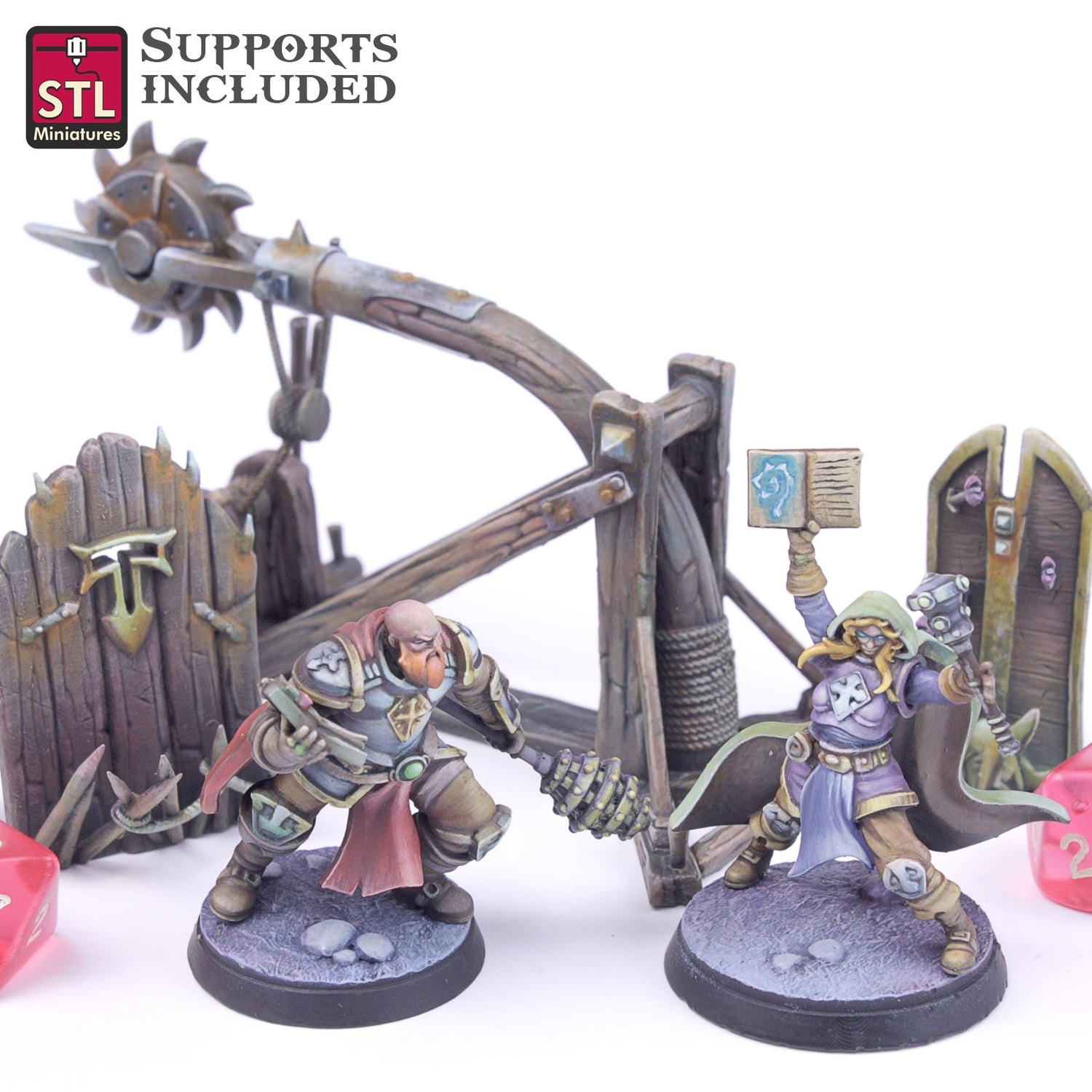 Cleric Set Printable 3D Model STLMiniatures