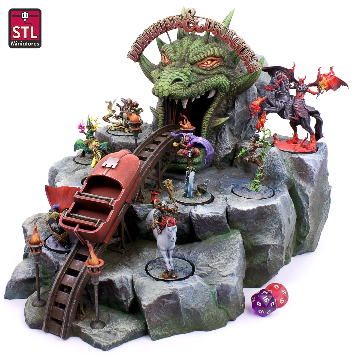 Dungeons and Dragons Tribute Set STLMiniatures