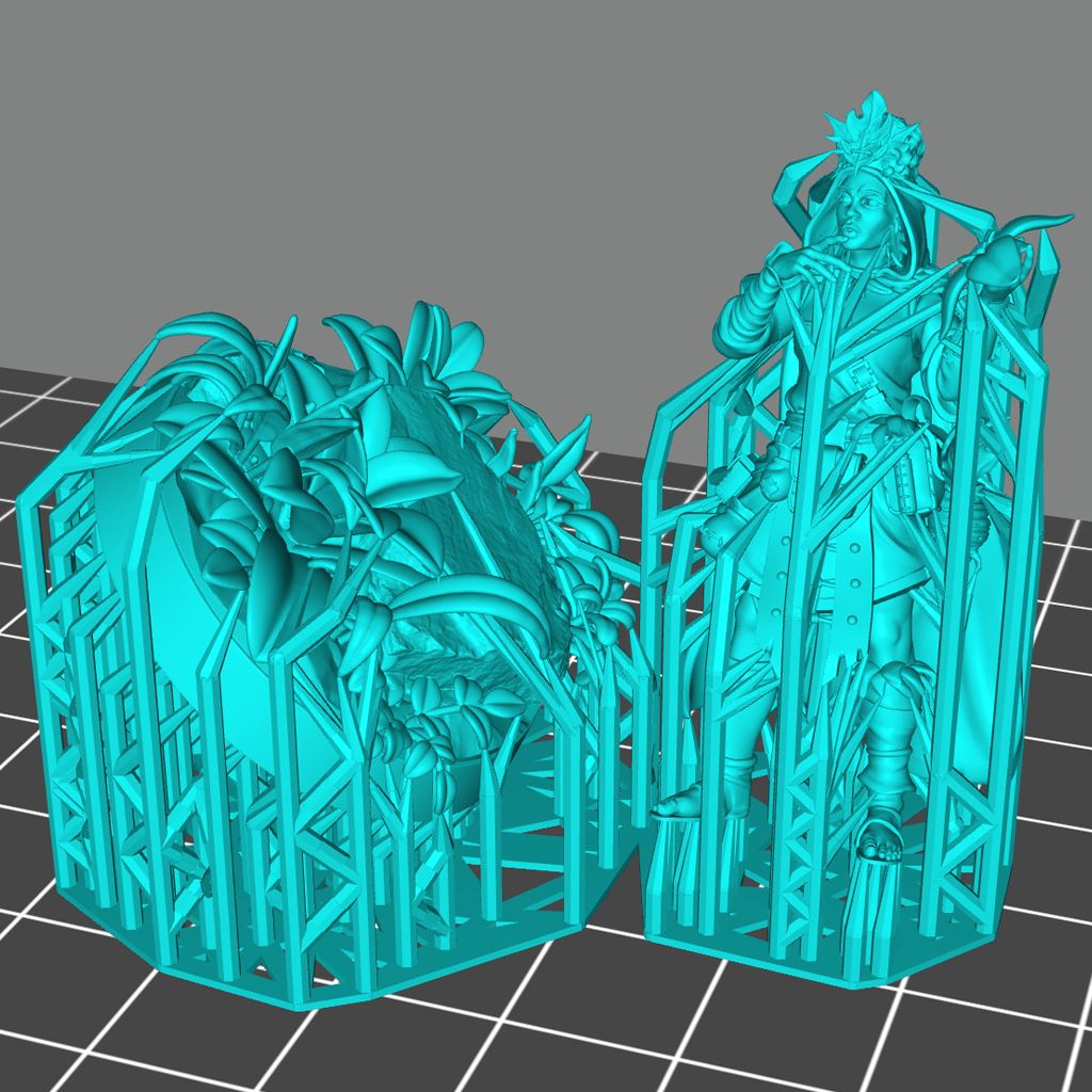Druids Set Printable 3D Model STLMiniatures