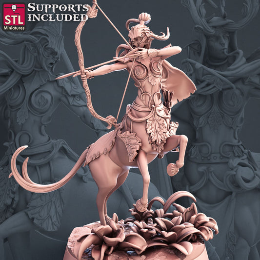 Elf Centaurs Set Scale Models STLMiniatures