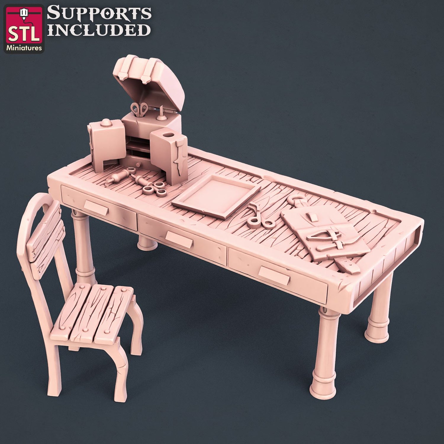 Embalmer Set Printable 3D Model STLMiniatures