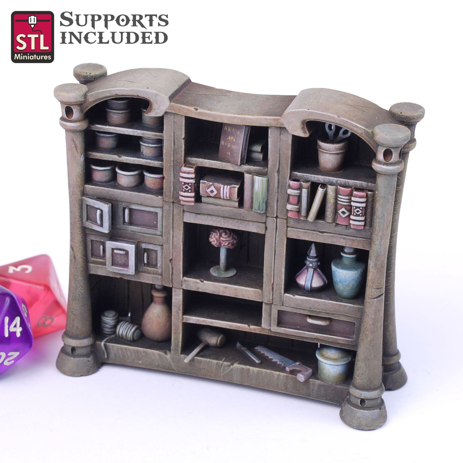 Embalmer Library Printable 3D Model STLMiniatures
