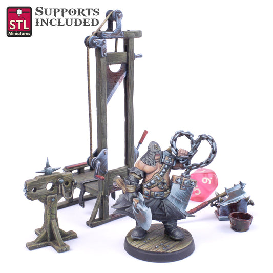 Executioner Set 3D Model - NOV2020 STLMiniatures