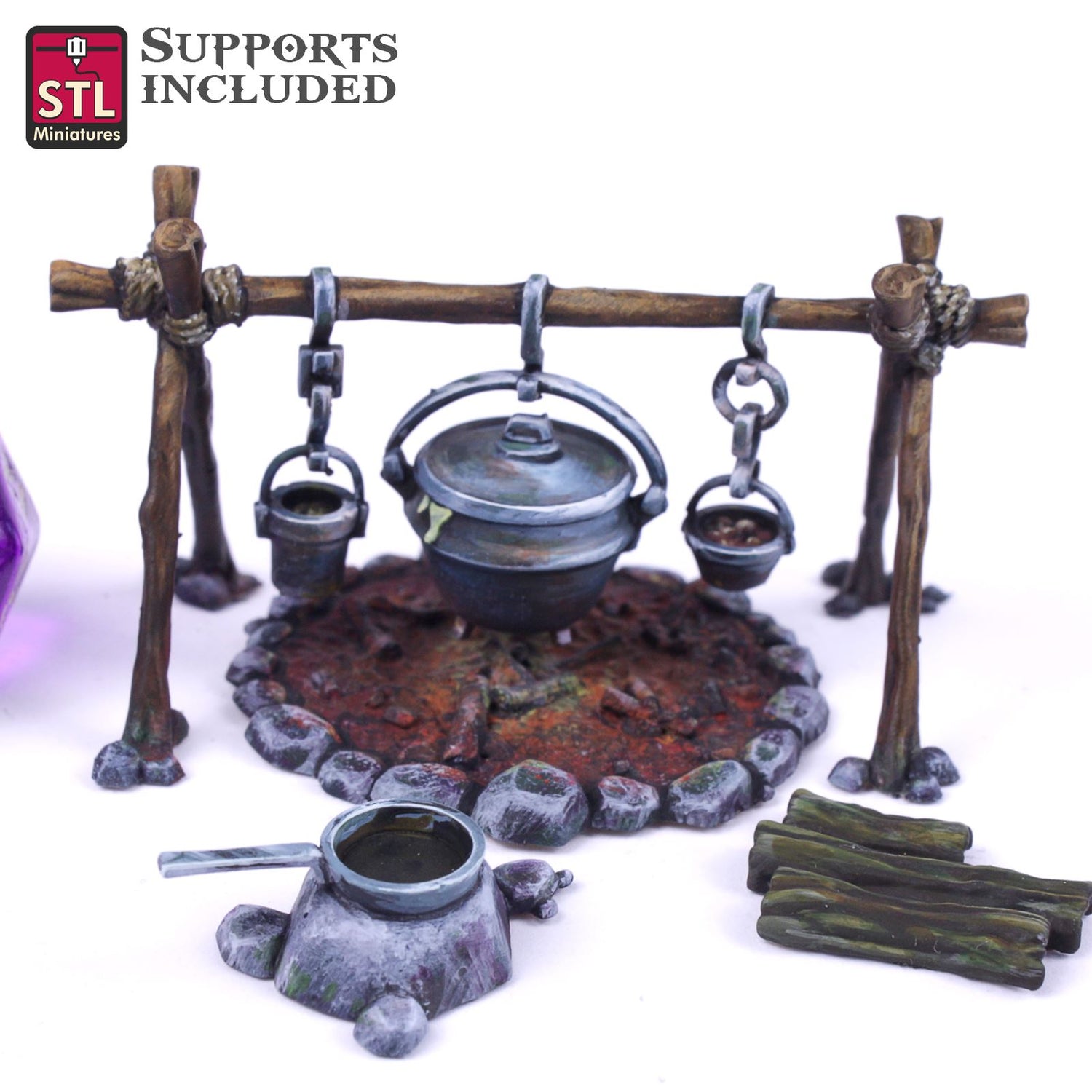 Explorer Fireplace Printable 3D Model STLMiniatures