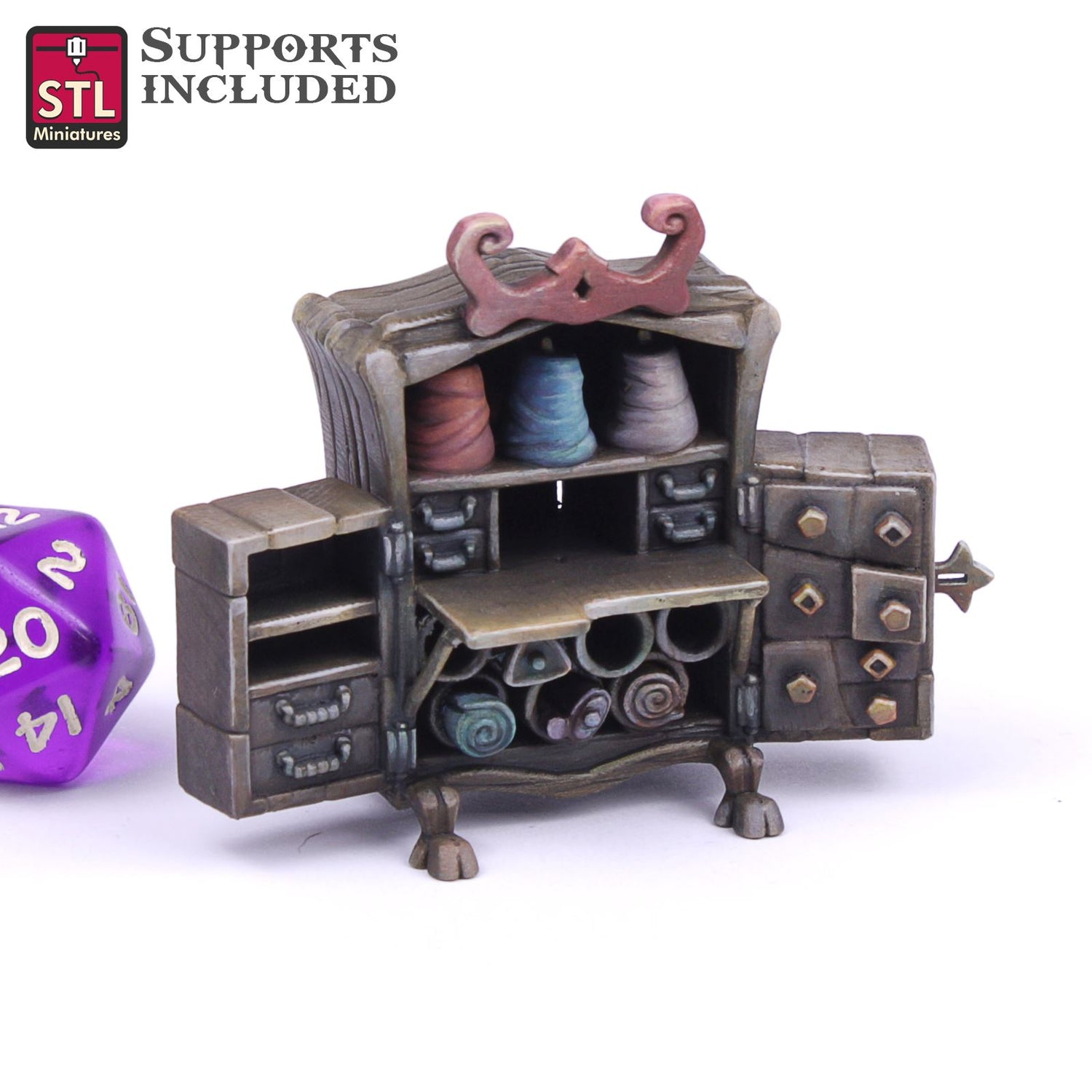 Fabric Seller Set Printable Scale Model STLMiniatures