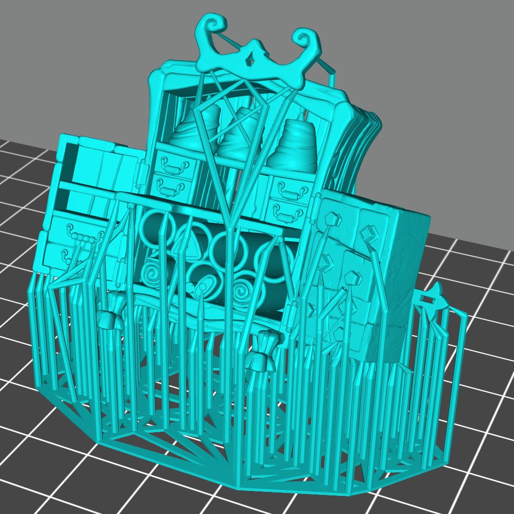 Fabric Seller Set Printable Scale Model STLMiniatures