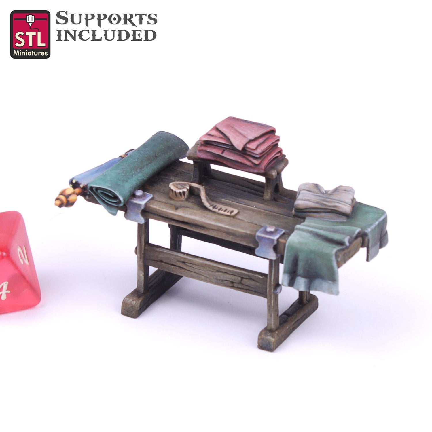 Fabric Seller Set Printable Scale Model STLMiniatures