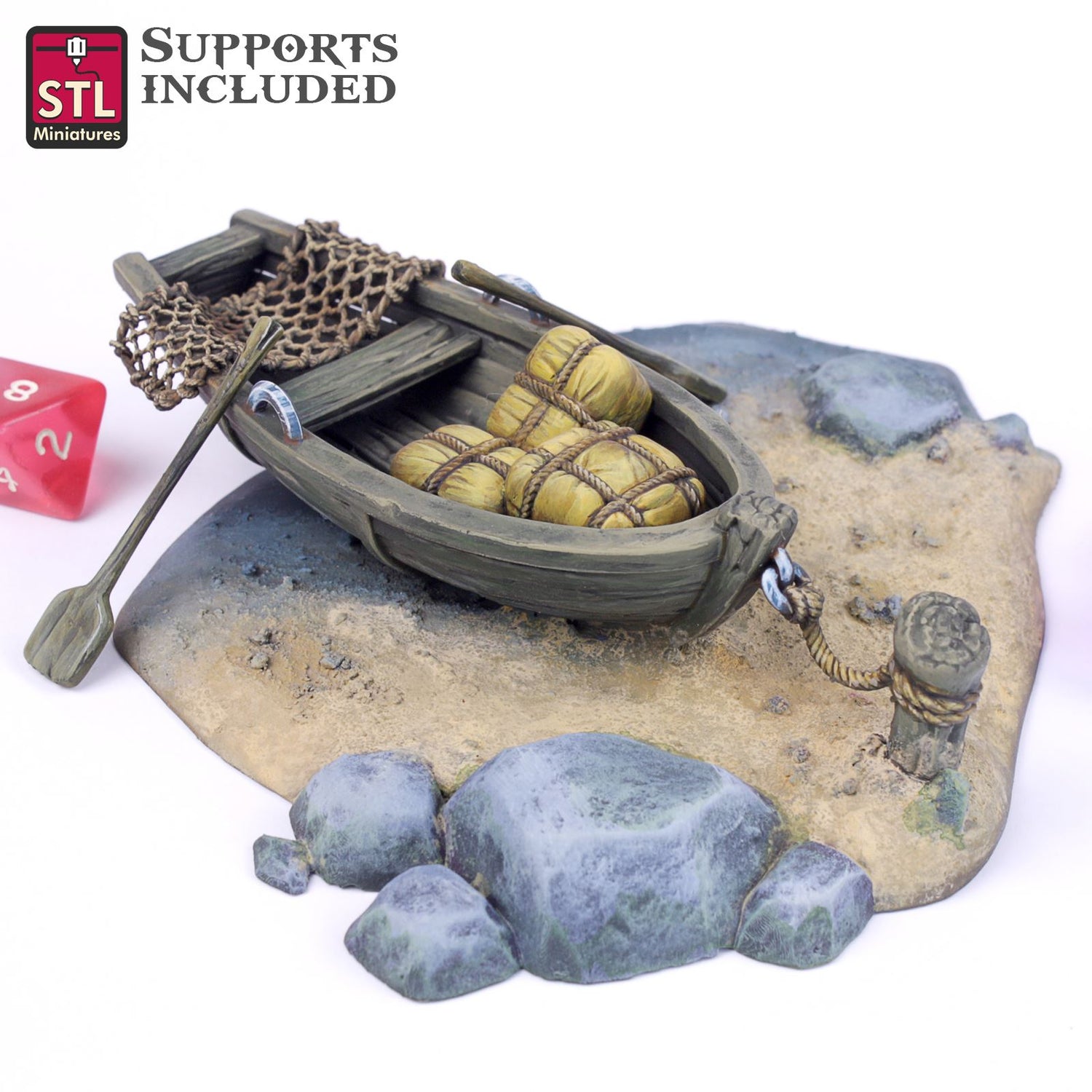Fisherman Set Printable 3D Model STLMiniatures