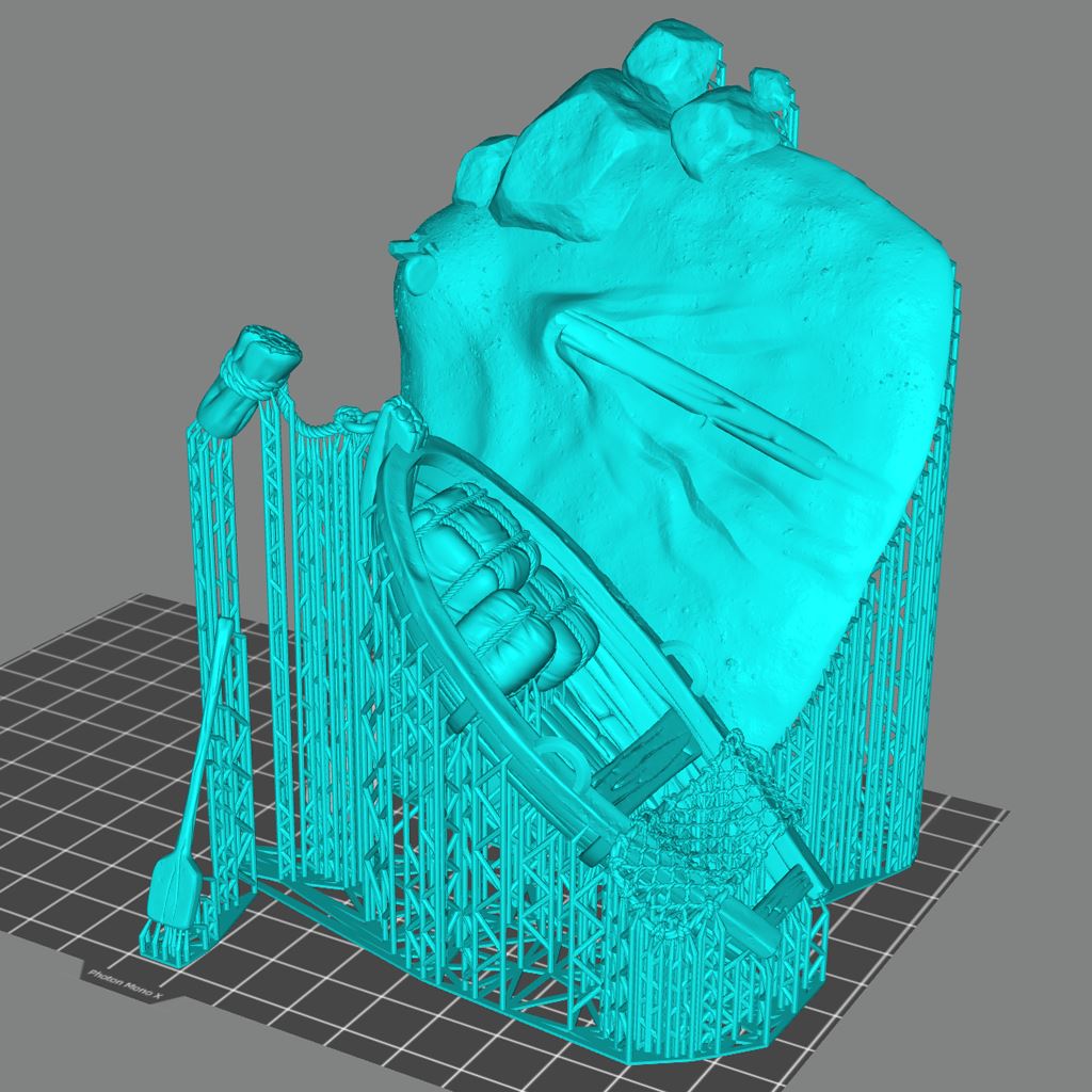 Fisherman Set Printable 3D Model STLMiniatures