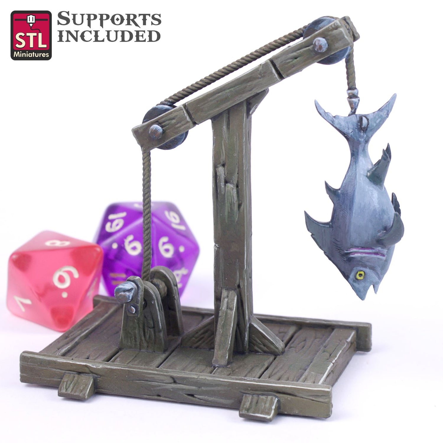 Fisherman Set Printable 3D Model STLMiniatures
