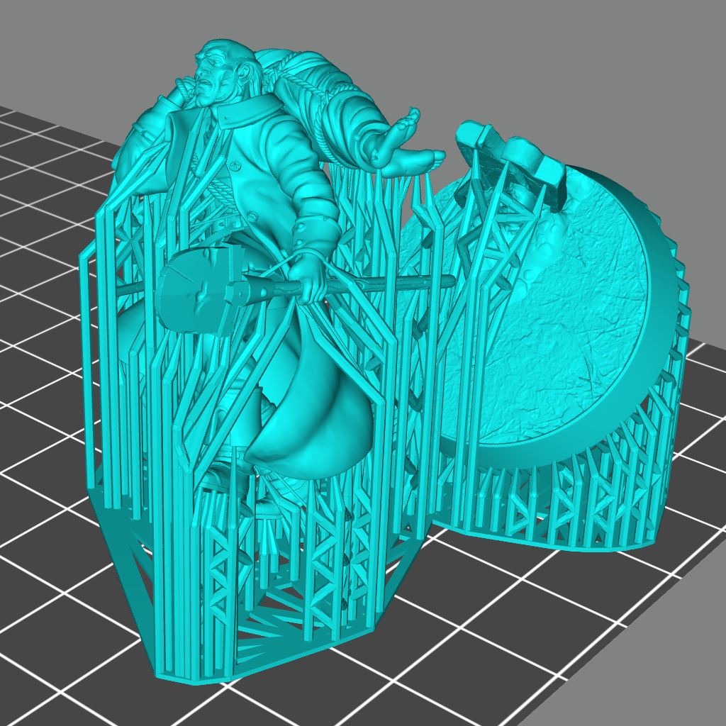 Graveyard Gravedigger Printable 3D Model STLMiniatures