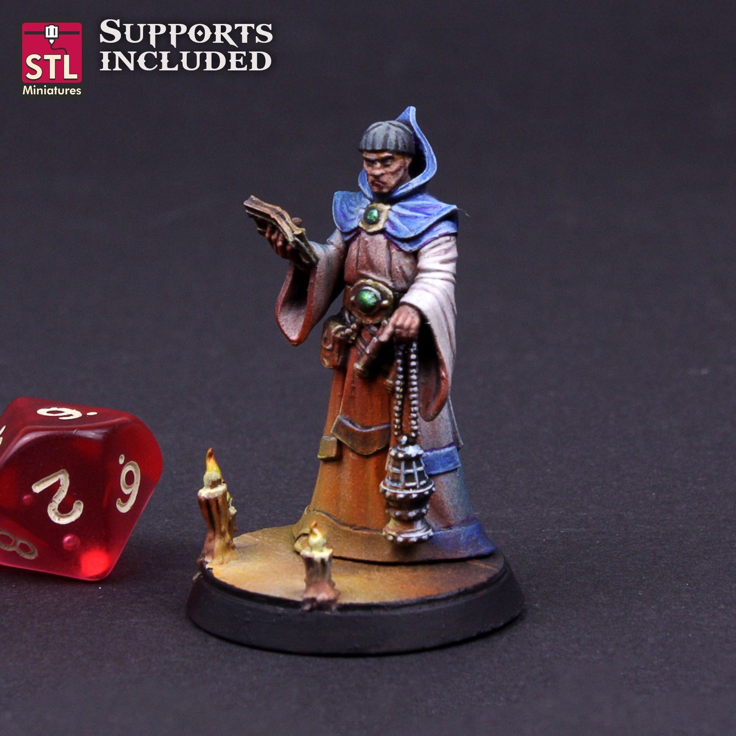Graveyard Priest Printable 3D Model STLMiniatures