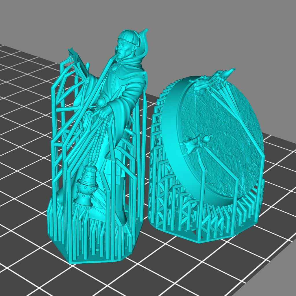 Graveyard Priest Printable 3D Model STLMiniatures
