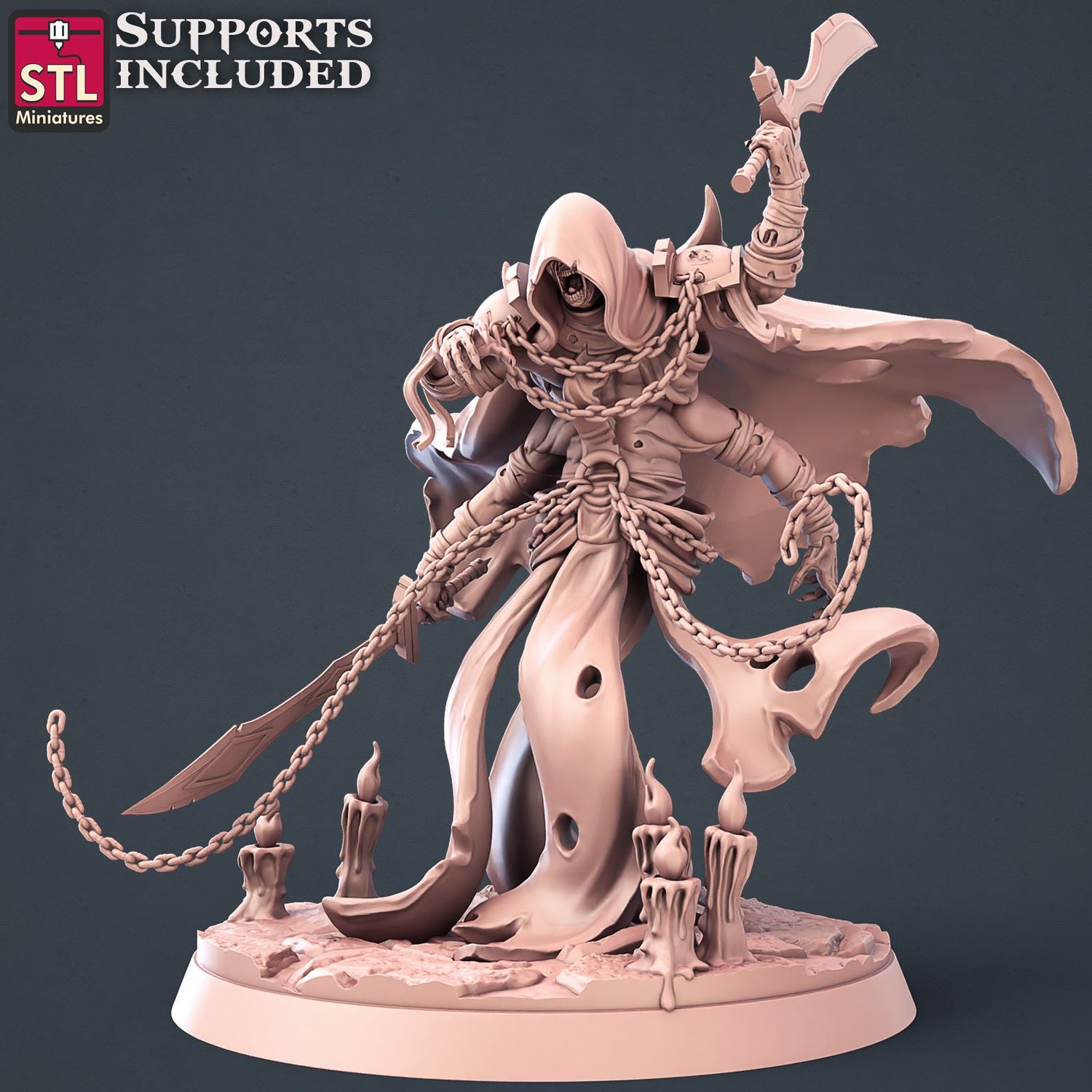 Wraith Boss Printable 3D Model STLMiniatures