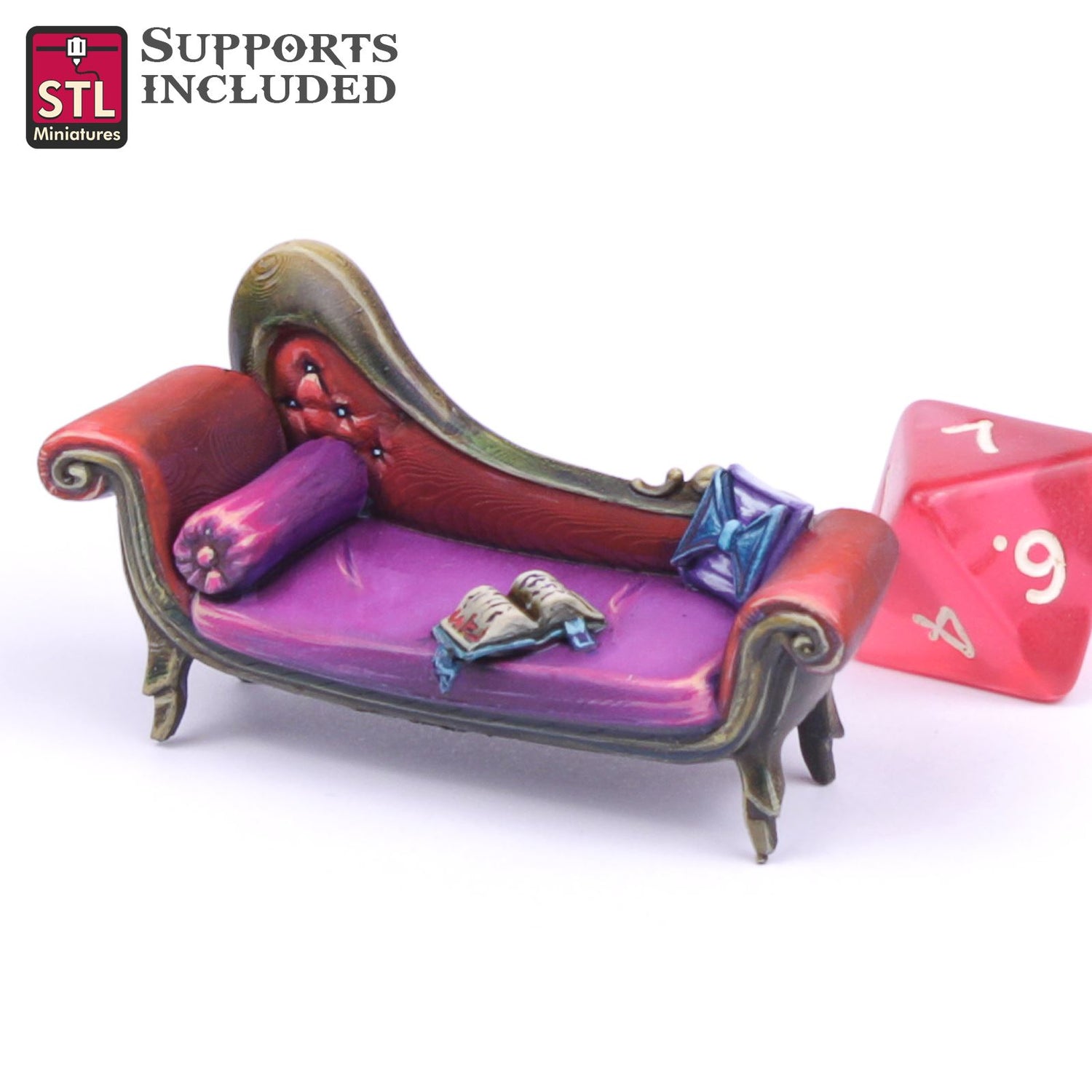 Guild Master Couch Printable 3D Model STLMiniatures