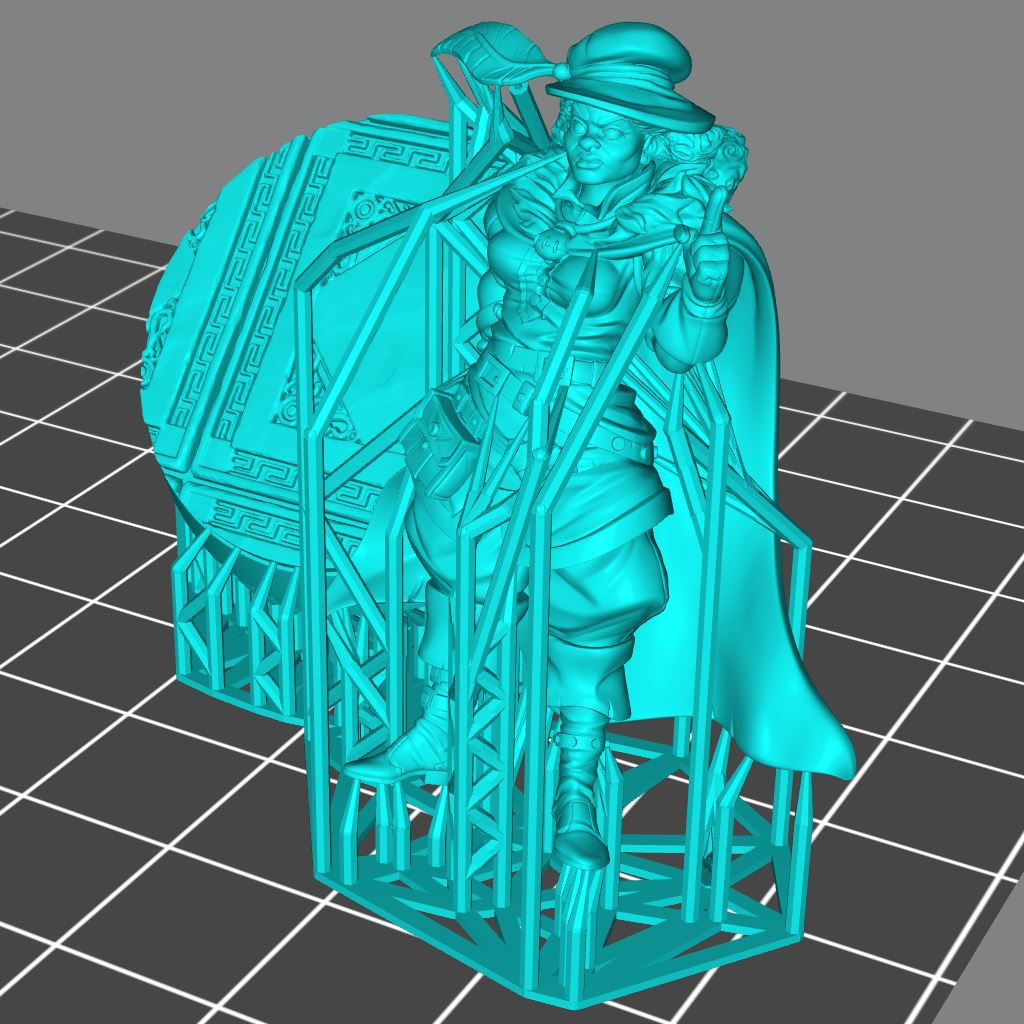 Guild Master Female Printable 3D Model STLMiniatures