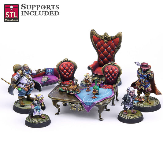 Guild Master Set Printable 3D Model STLMiniatures