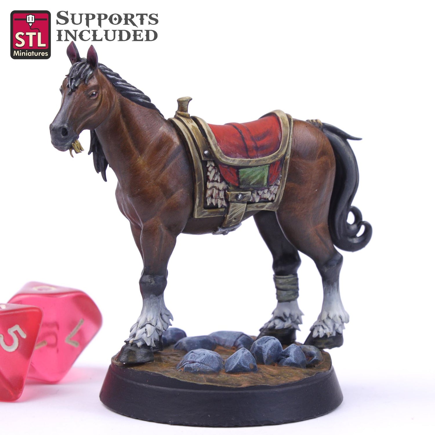 Horse Trainer Set Printable 3D Model STLMiniatures
