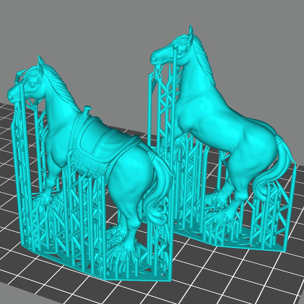 Horse Trainer Set Printable 3D Model STLMiniatures