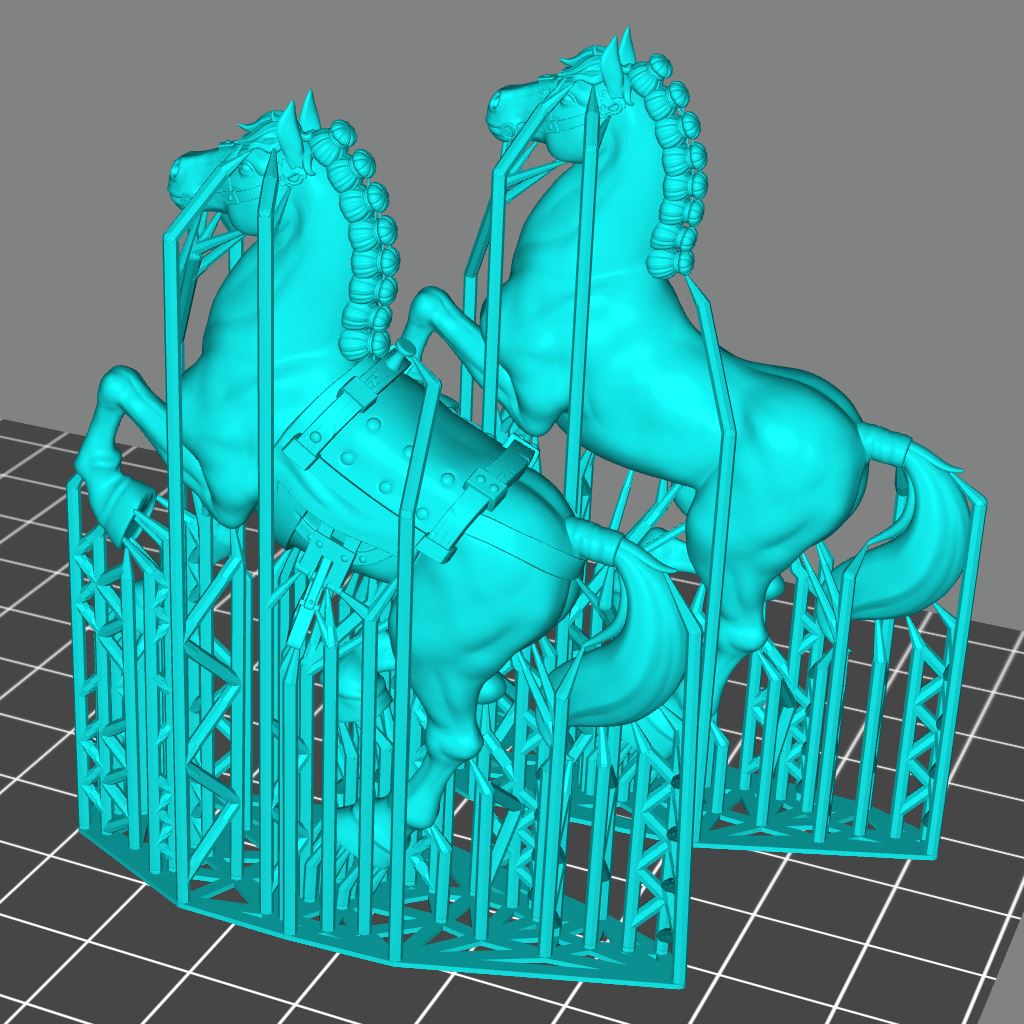 Horse Trainer Set Printable 3D Model STLMiniatures