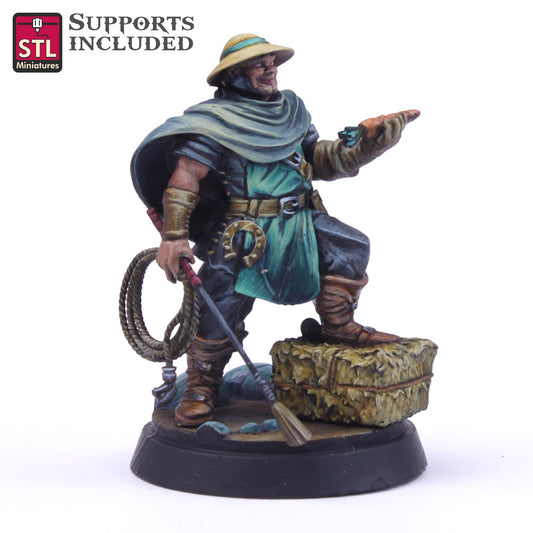 Horse Trainer Printable 3D Model STLMiniatures