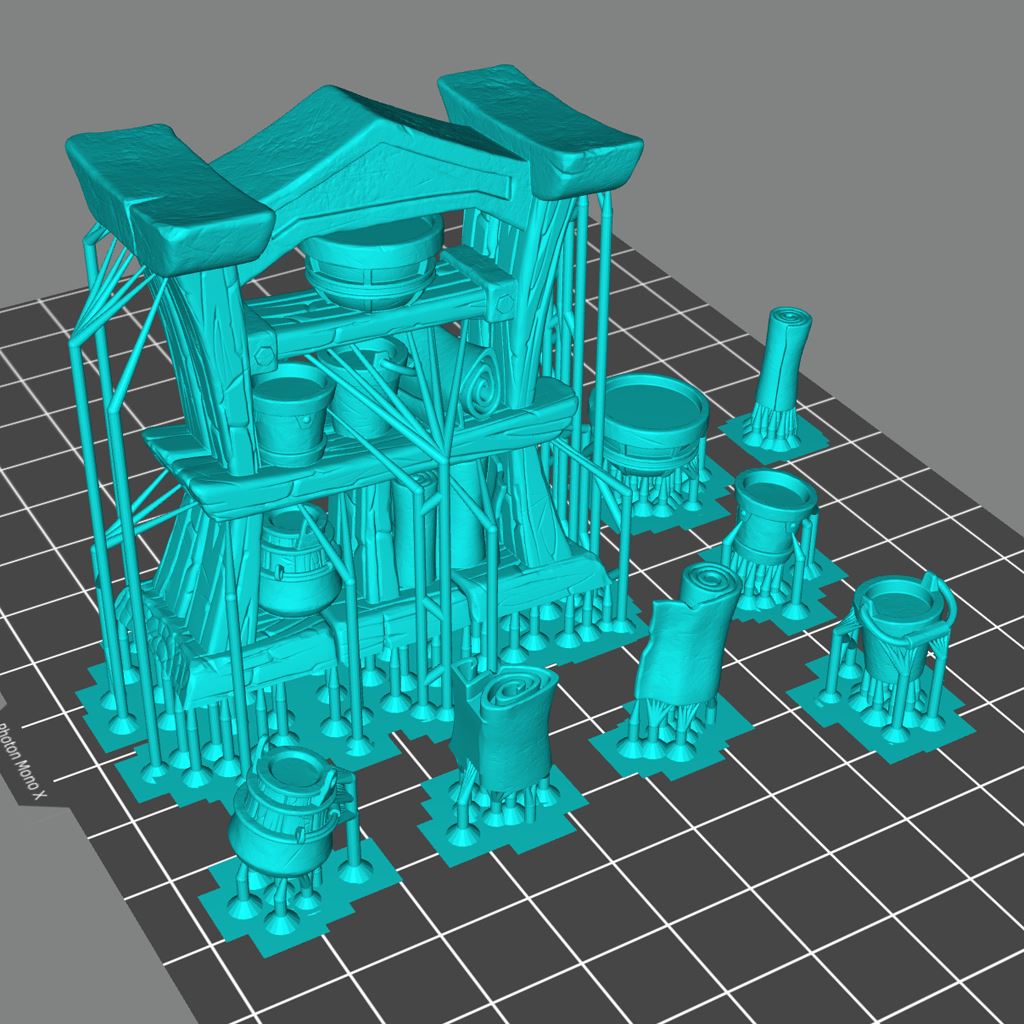 Leather CupBoard 3D Model - NOV2020 STLMiniatures