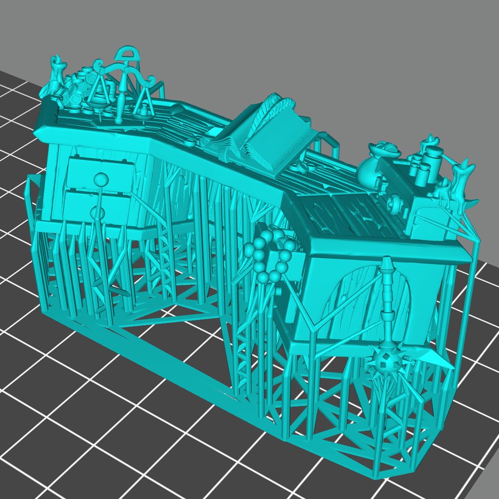 Lender Desk A Printable 3D Model STLMiniatures