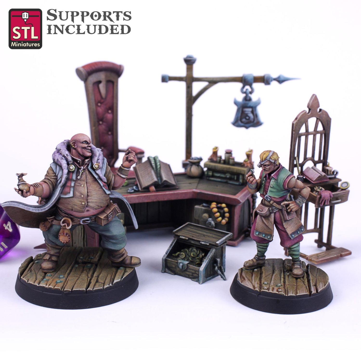 Lenders Set Printable 3D Model STLMiniatures