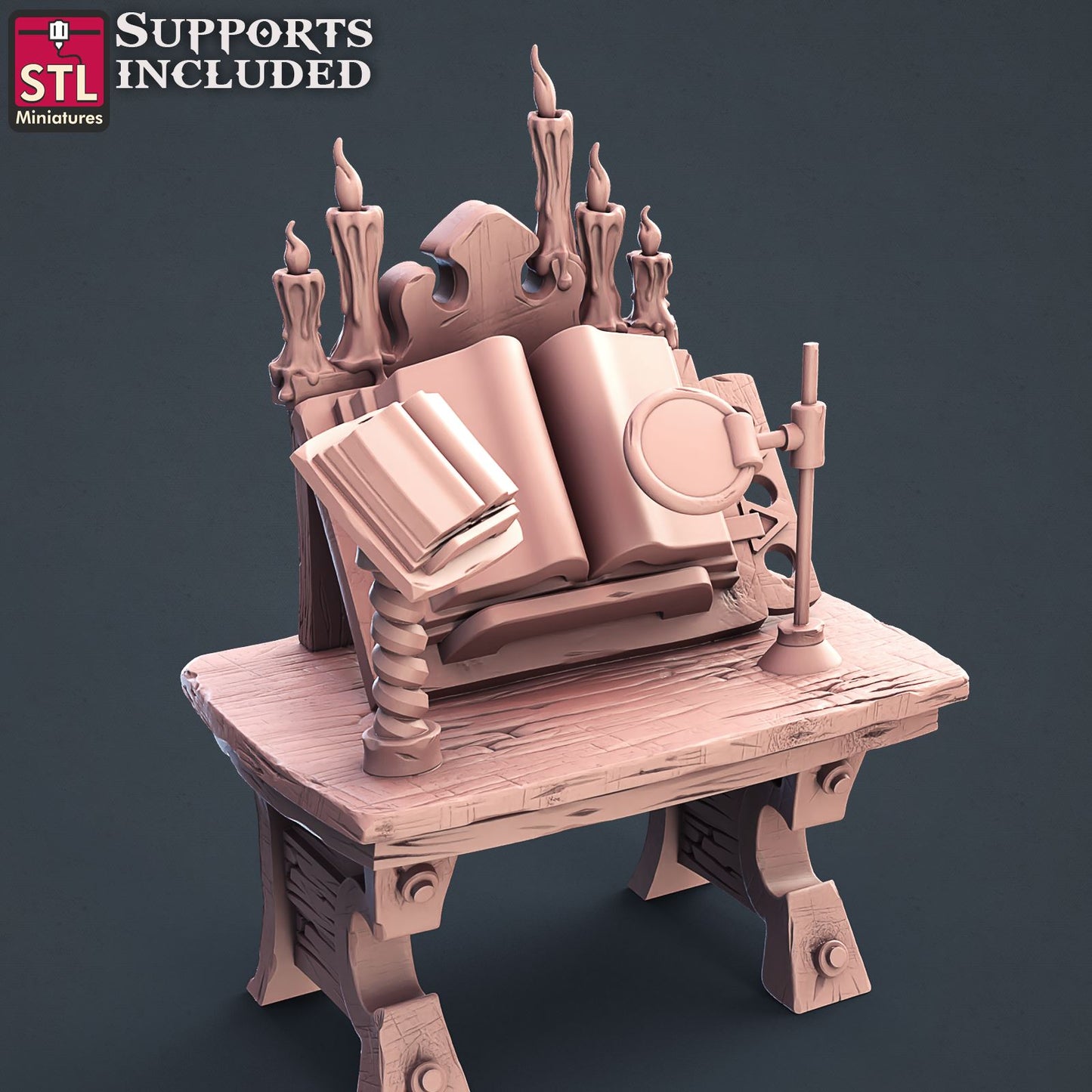 Librarian Set Printable 3D Model STLMiniatures