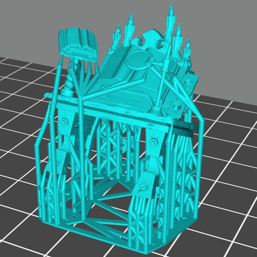 Librarian Desk Printable 3D Model STLMiniatures