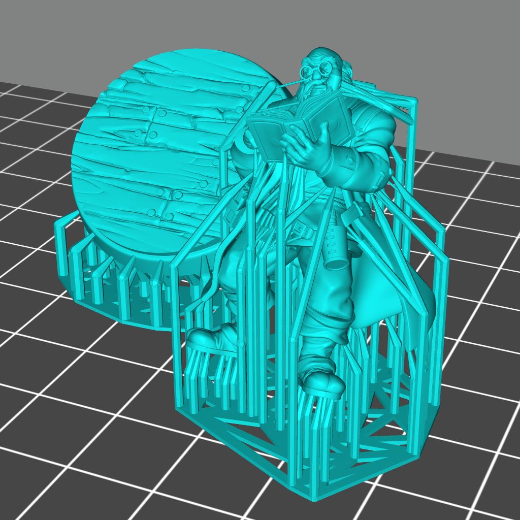 Librarian Set Printable 3D Model STLMiniatures