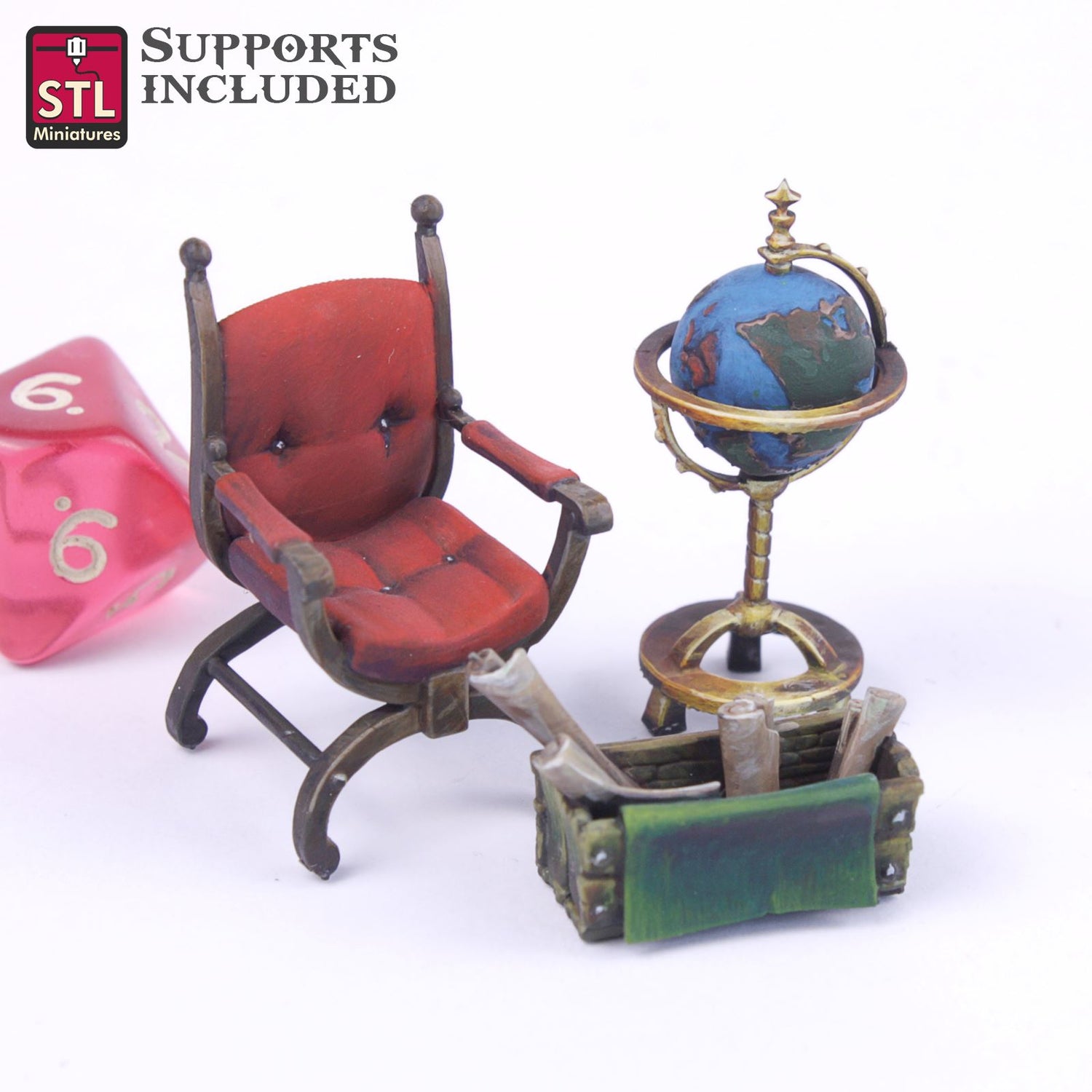 Librarian Set Printable 3D Model STLMiniatures