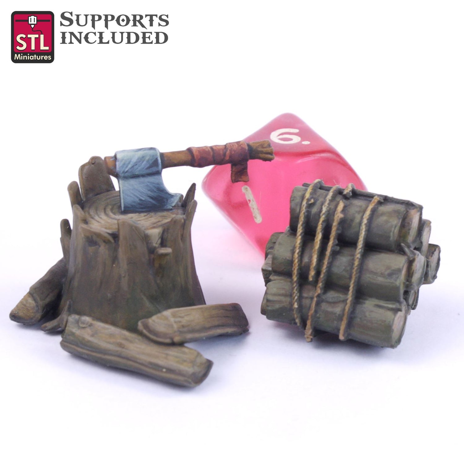 Lumberjacks Set Printable 3D Model STLMiniatures