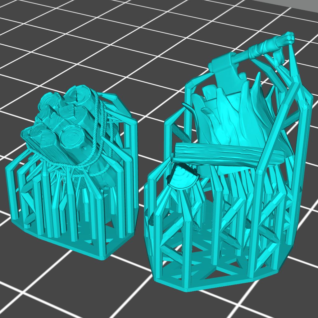 Lumberjack Log A Printable 3D Model STLMiniatures