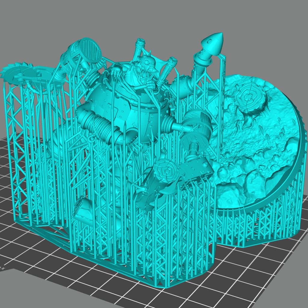 Lumberjack Mech Printable 3D Model STLMiniatures
