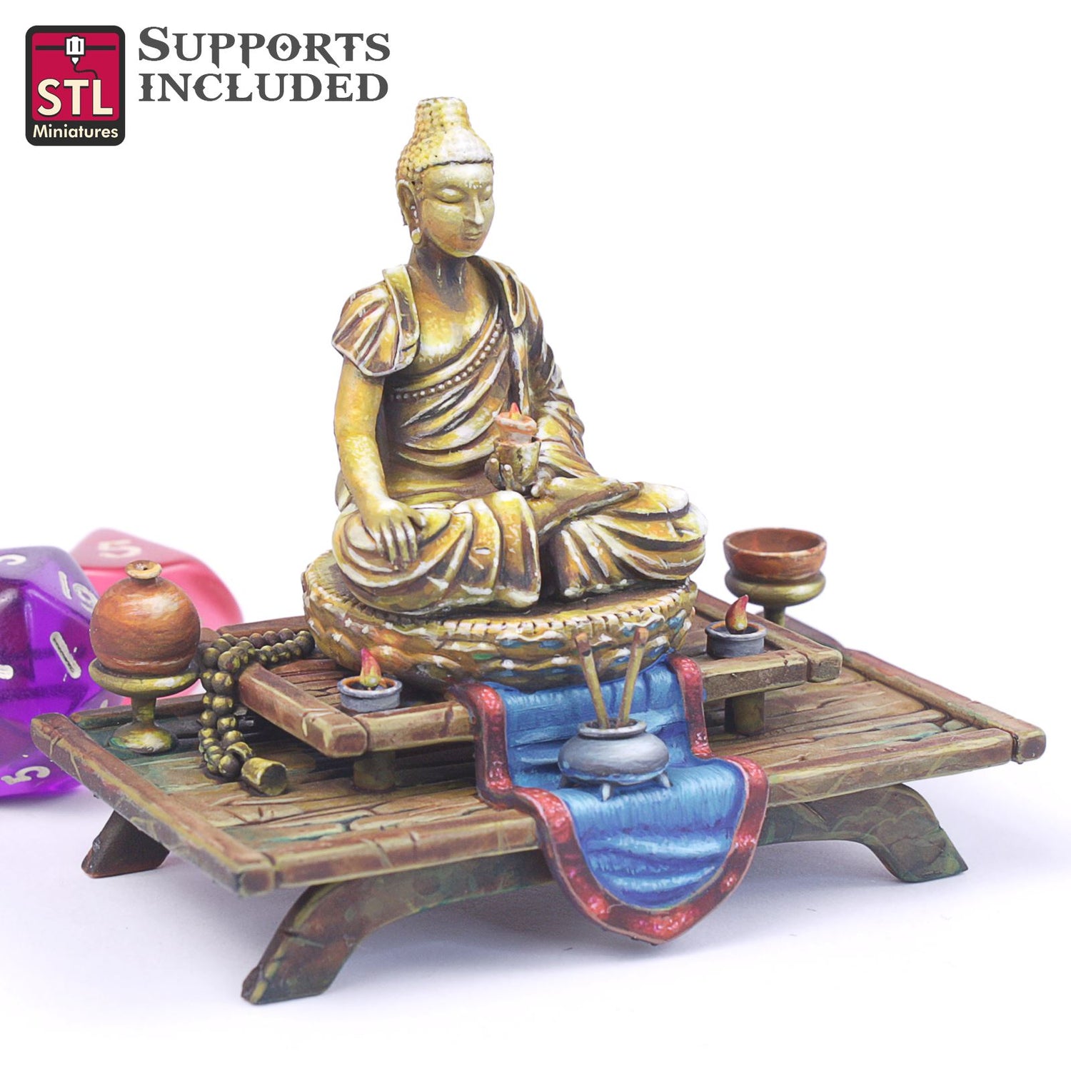 Monk Altar Printable Scale Model STLMiniatures