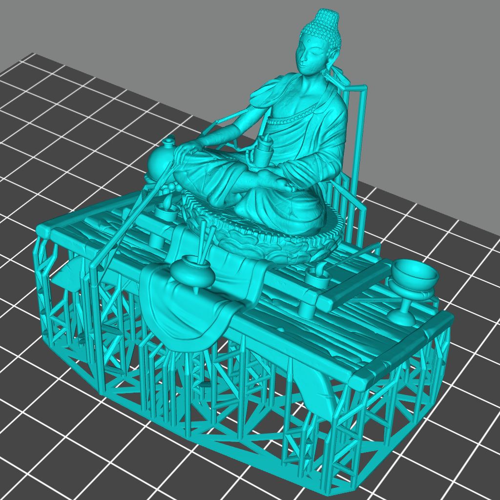 Monk Altar Printable Scale Model STLMiniatures