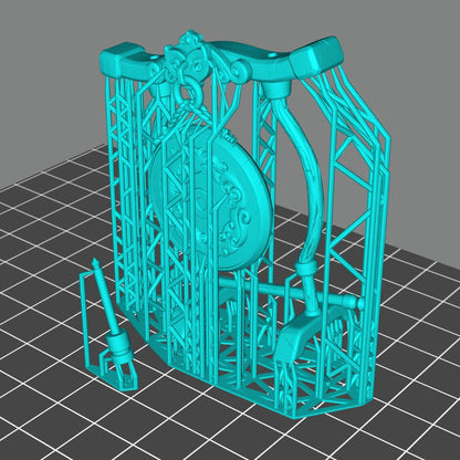 Monk Gong Printable 3D Model STLMiniatures