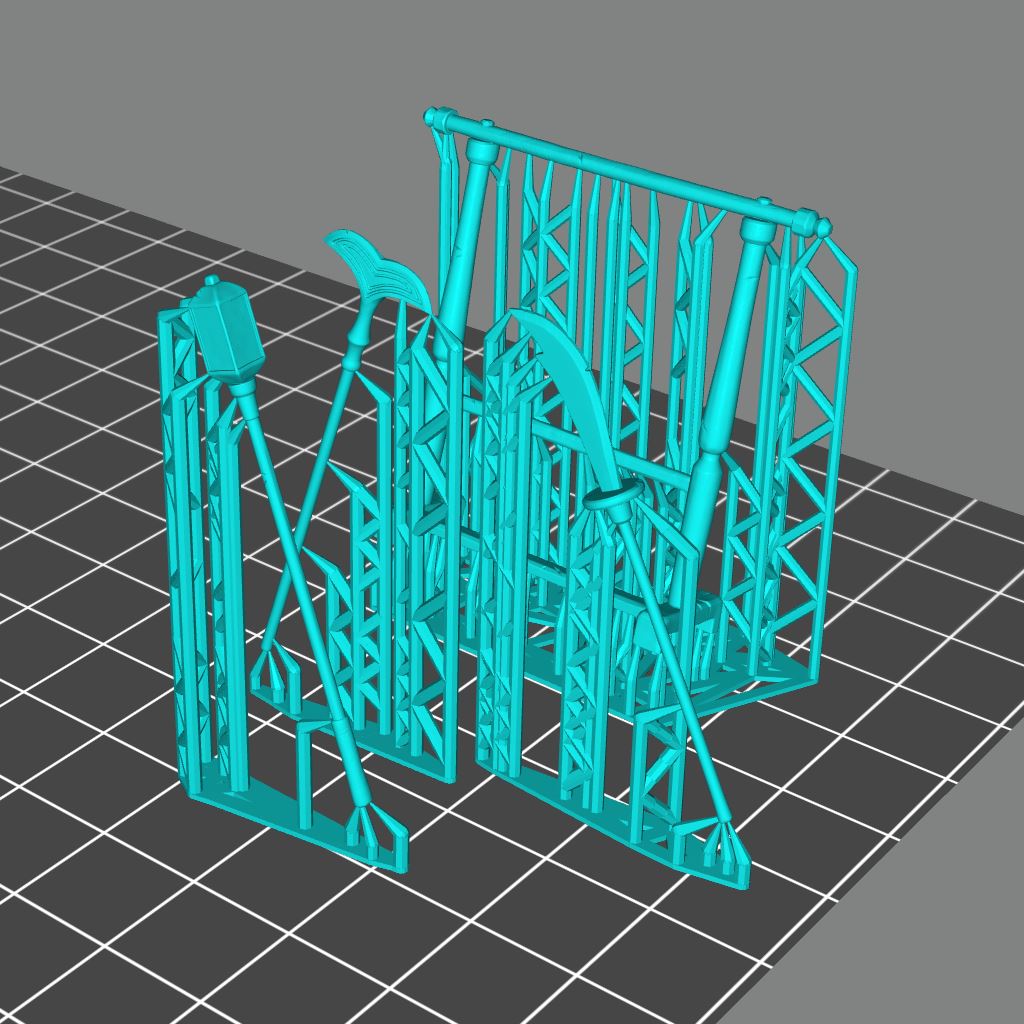 Monk Set Printable 3D Model STLMiniatures