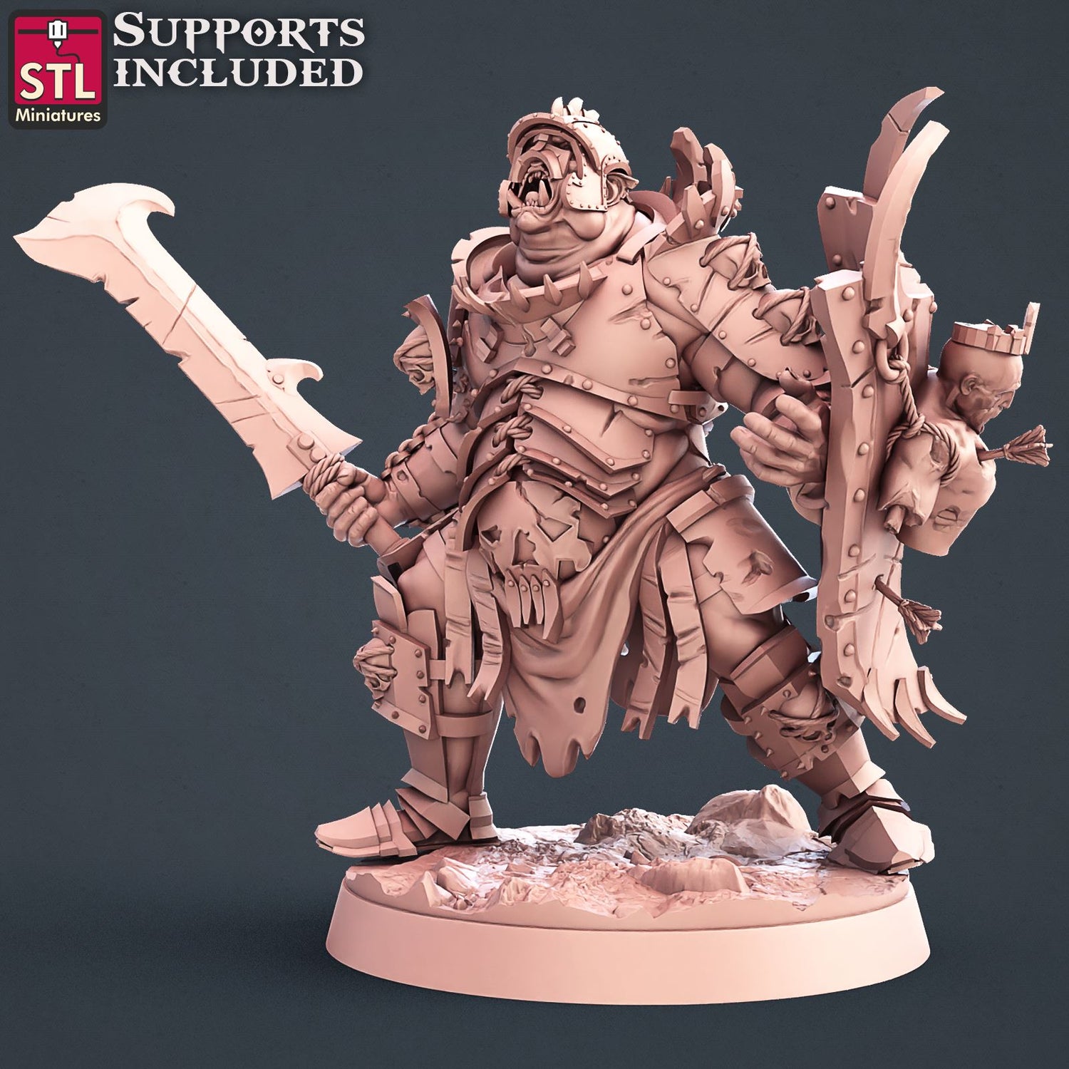 Orc Warband Set Scale Models STLMiniatures