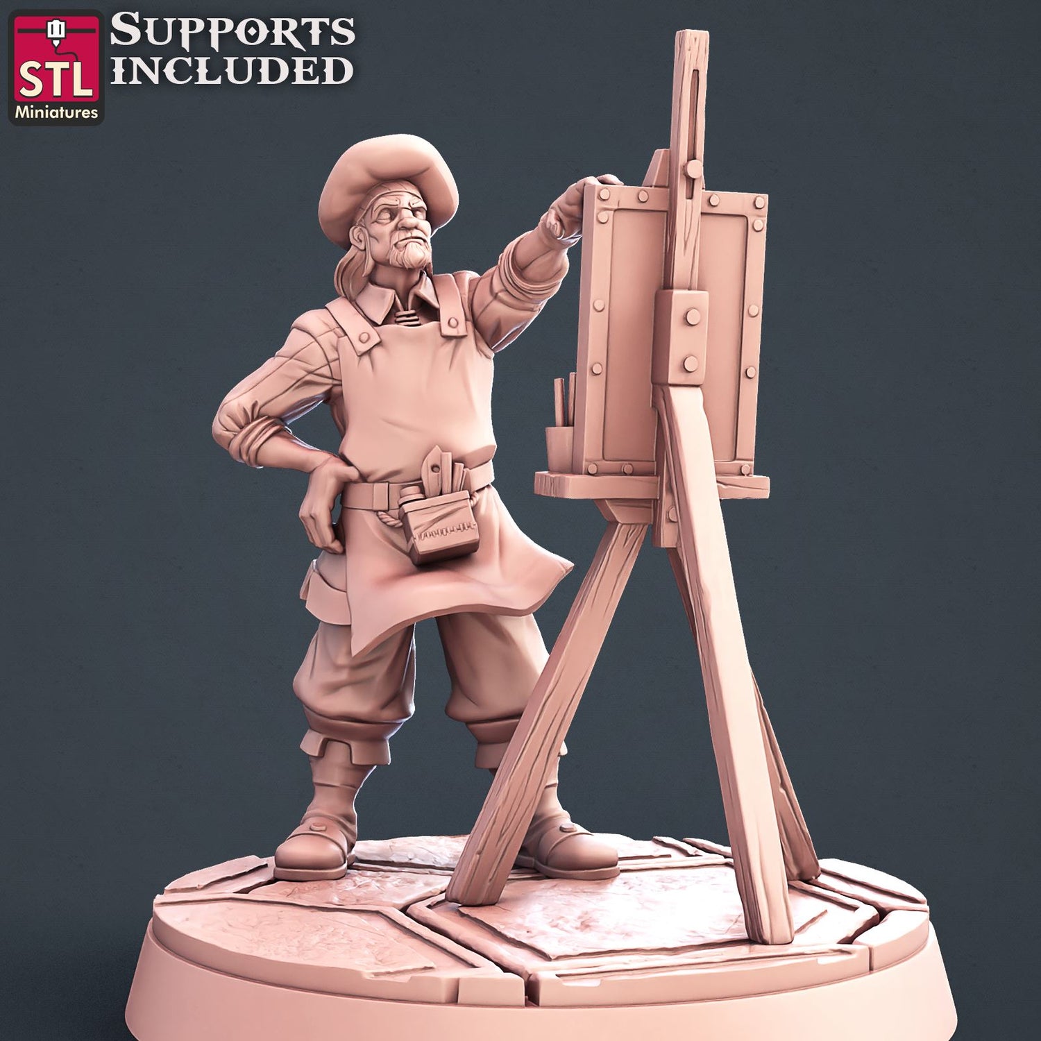 Painter Male Scale Models STLMiniatures