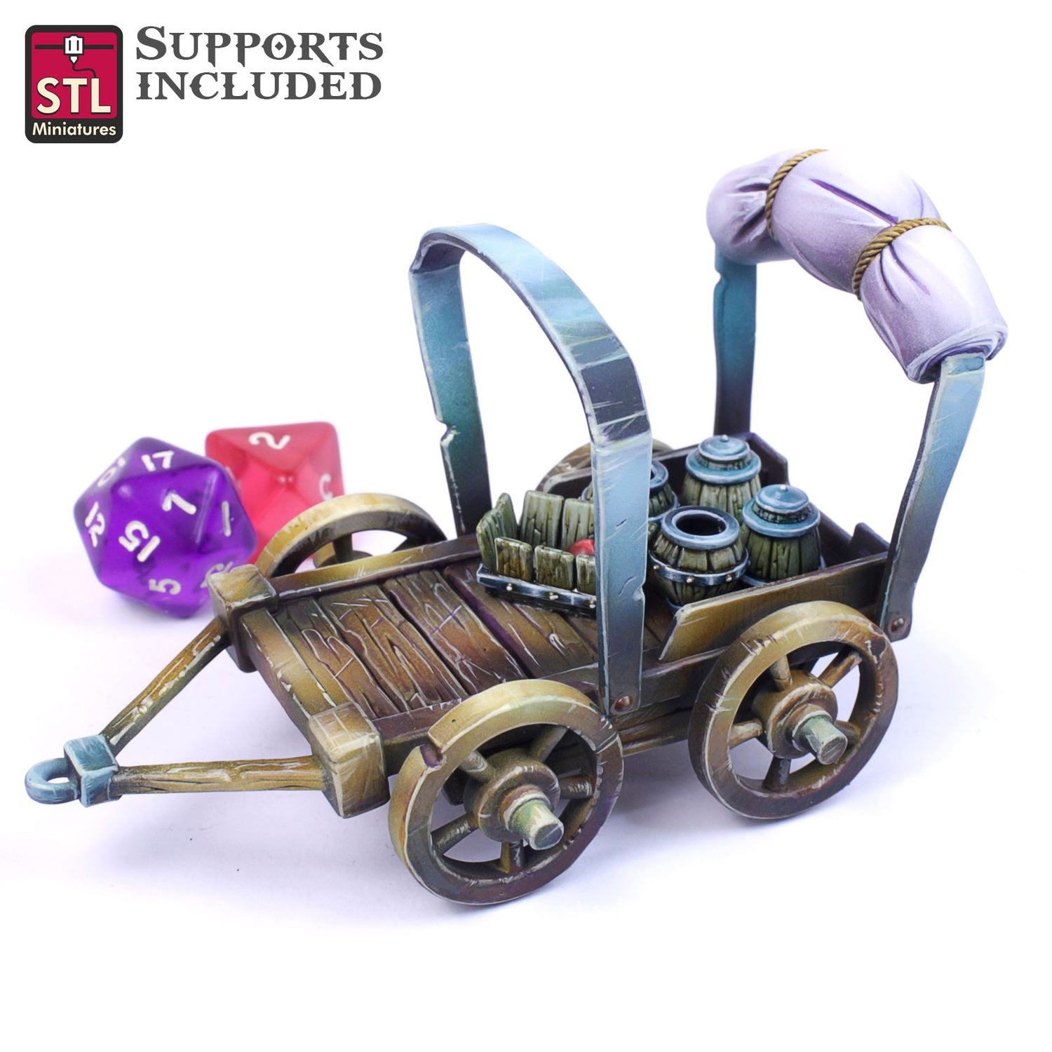 Potion Vendor Set Printable 3D Model STLMiniatures