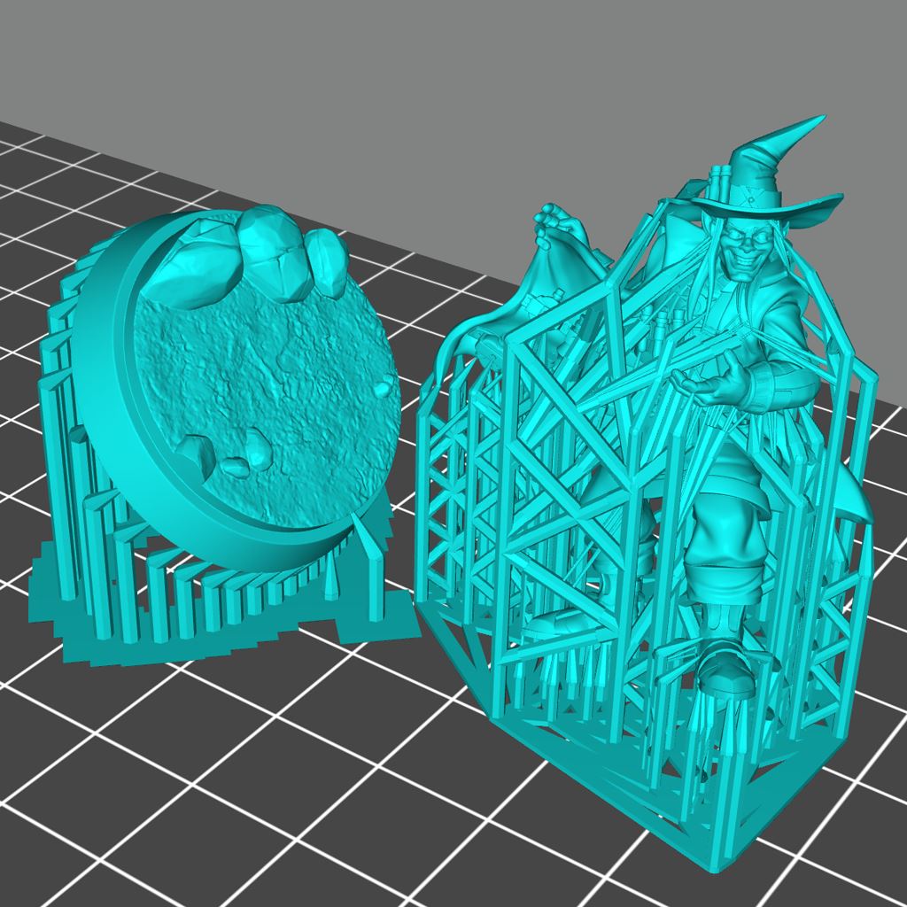 Potion Vendor Male Printable 3D Model STLMiniatures