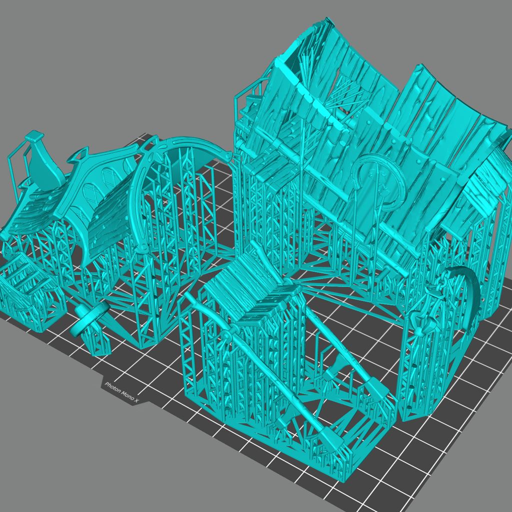Potion Vendor Wagon Printable 3D Model STLMiniatures