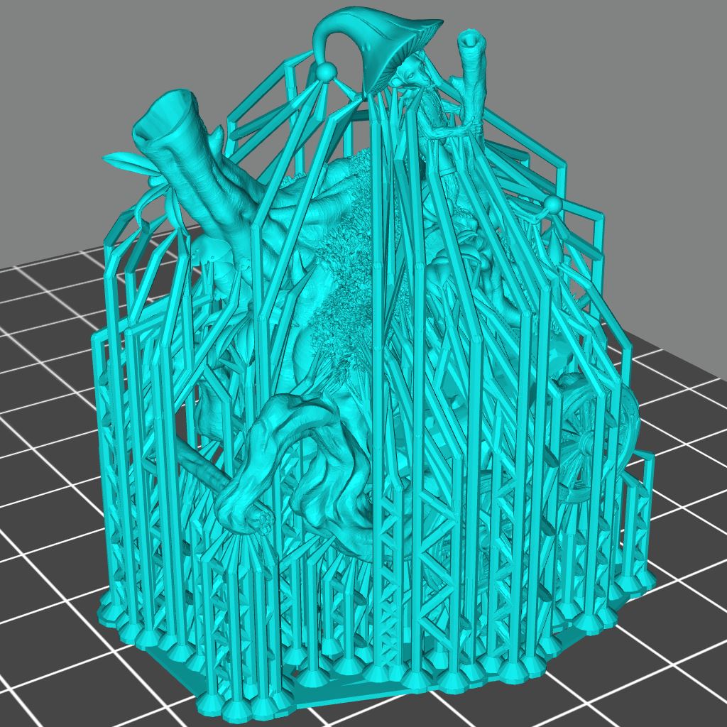 Satyr Barrel Orgam Printable 3D Model STLMiniatures