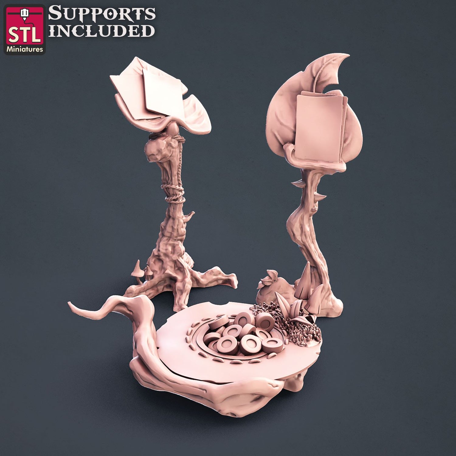 Satyr Music Sheet Coins Printable 3D Model STLMiniatures